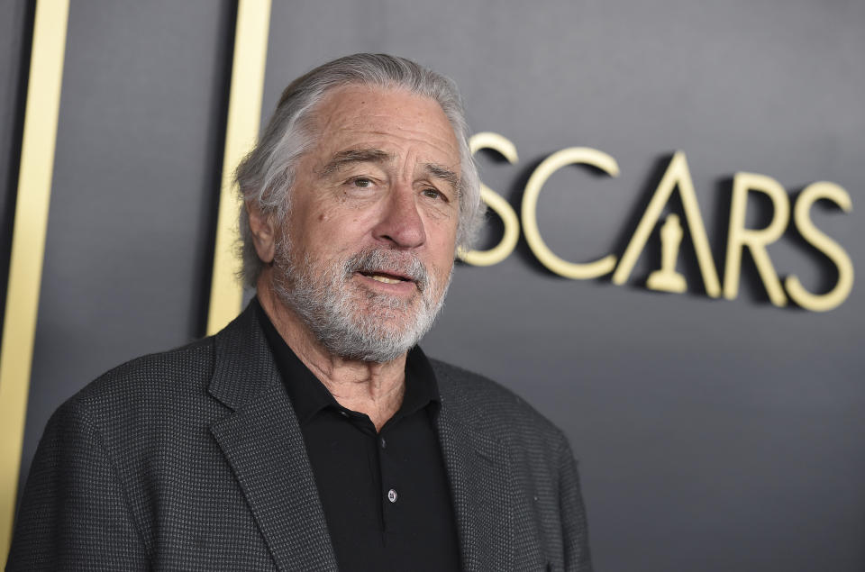 Robert De Niro arrives at the 92nd Academy Awards Nominees Luncheon at the Loews Hotel on Monday, Jan. 27, 2020, in Los Angeles. (Photo by Jordan Strauss/Invision/AP)