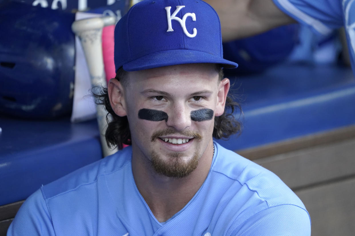 Bobby Witt Jr. has a lucrative new contract in Kansas City. (Ed Zurga/Getty Images)