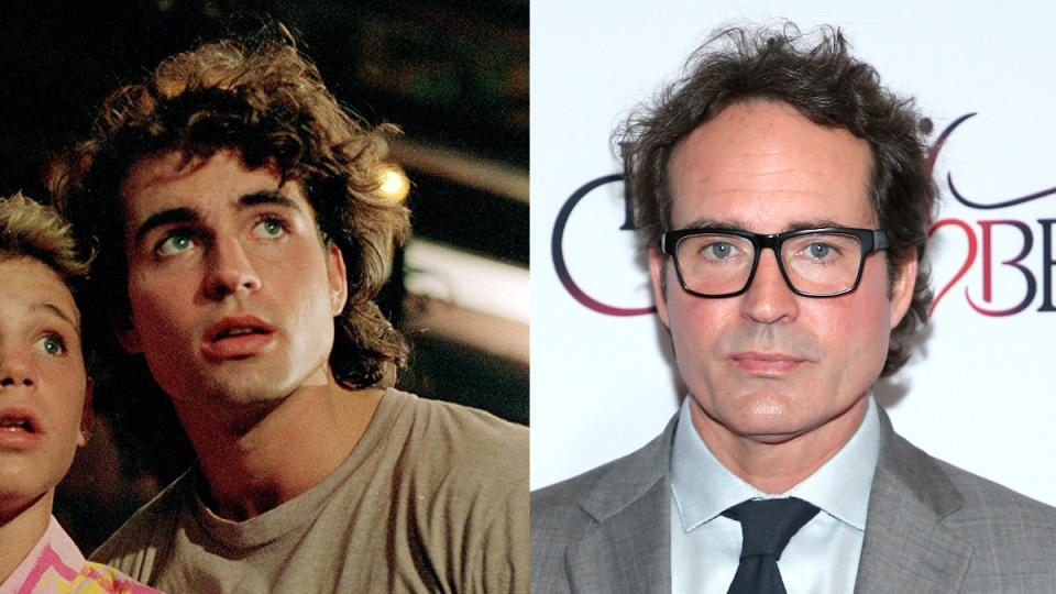 Jason Patric in 1987 and 2019. (Credit: Warner Bros/Phillip Faraone/Getty Images for Red Songbird Foundation)