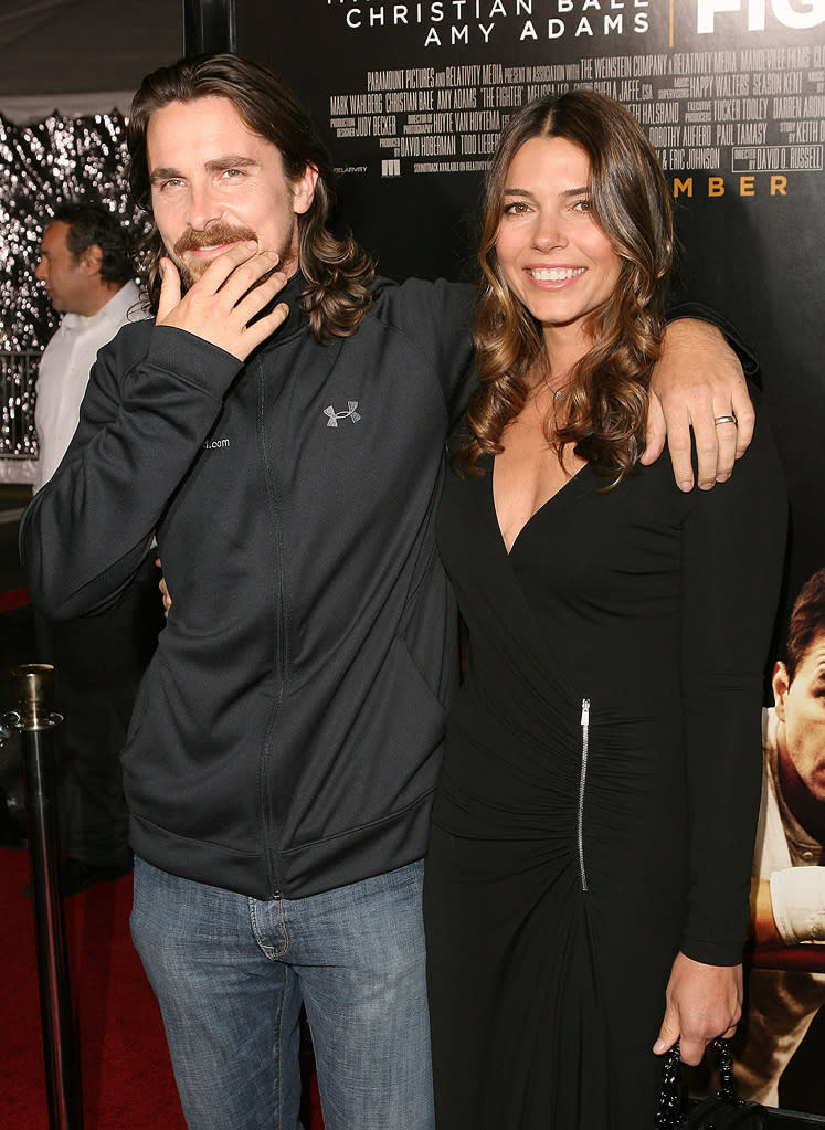 The Fighter LA Premiere 2010 Christian Bale Sibi Blazic