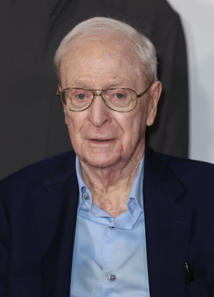 Closeup of Michael Caine