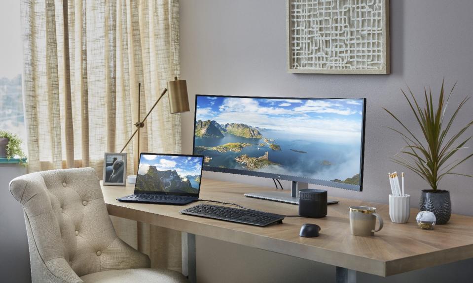 HP S430c ultrawide curved monitor