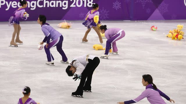 The Poohs rained down. Image: Getty