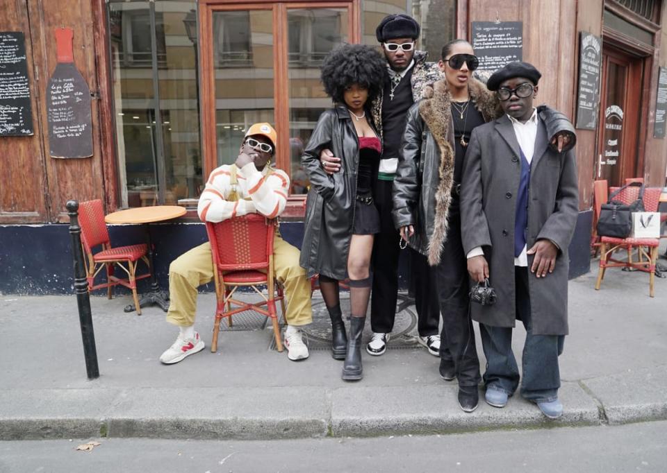<div class="inline-image__caption"><p>Young Parisians get dressed up too be seen during Paris Fashion Week.</p></div> <div class="inline-image__credit">Alex Brook Lynn</div>