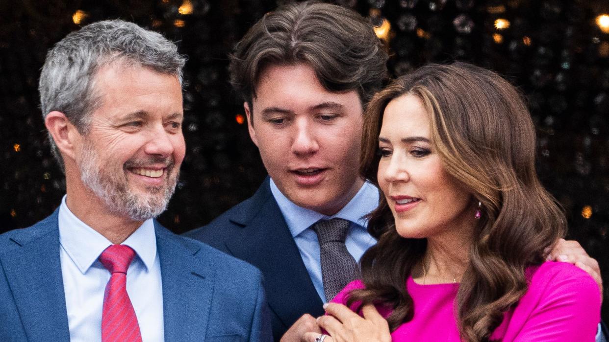  King Frederik X, Queen Mary and Crown Prince Christia