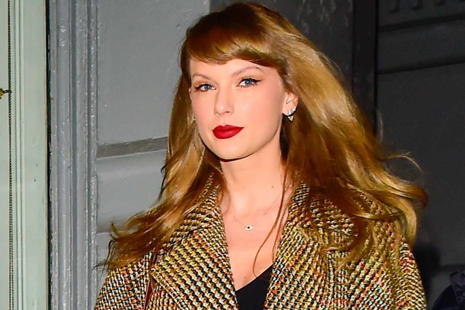 <p>Raymond Hall/GC Images</p> Taylor Swift in New York City on Dec. 5, 2023