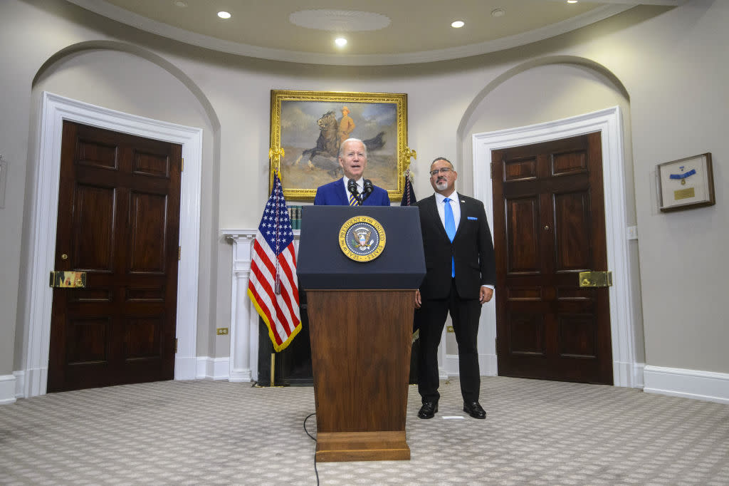 President Biden Delivers Remarks On Student-Debt Relief
