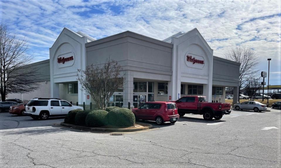 The Walgreens store at 1510 W.O. Ezell Blvd. in Spartanburg is scheduled to close Feb. 16. Signs tell customers that prescriptions will be filled at other Walgreens locations.