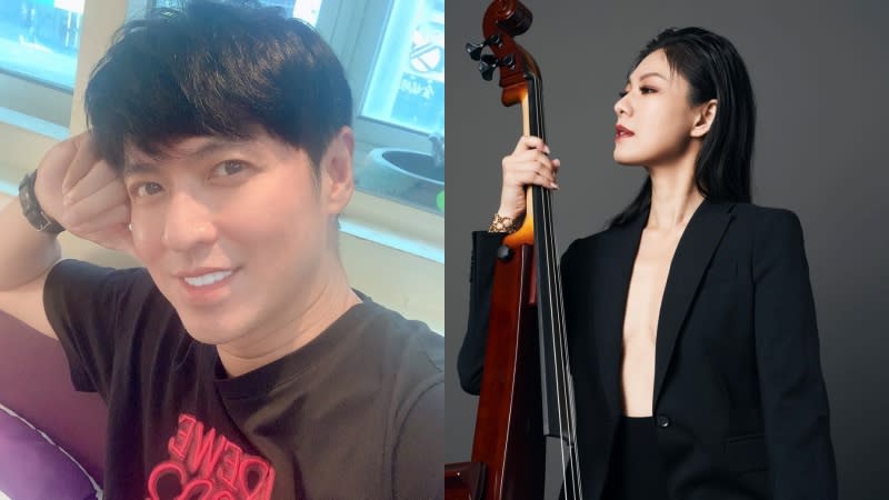 王海輪遭爆出夜奔嫚凌香閨。（圖／Instagram／wanghailun8889、penny_cellist）