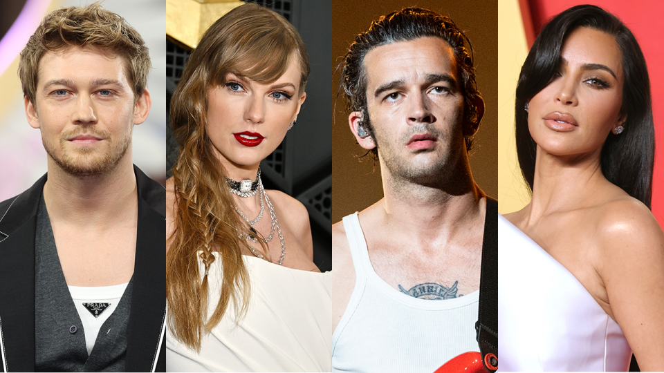 Who Are Taylor Swift's Tortured Poets Department Songs About? Joe Alwyn, Matty Healy, Kim Kardashian