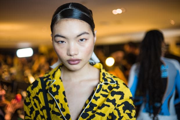 Alexander Wang Collection 1 2020 backstage. Photo: Steven Ferdman/WireImage