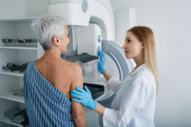 <p>Getty</p> mammography scan -- stock image