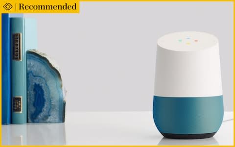 Google Home smart speaker - Credit: Google