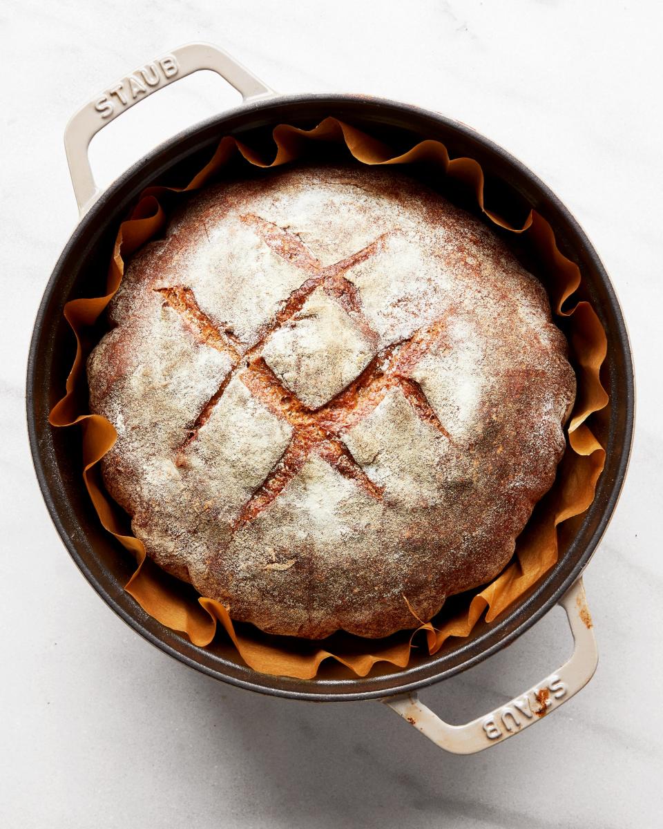 Jullapat's Yeasted Beer Bread is a riff on Jim Lahey's No-Knead loaf.