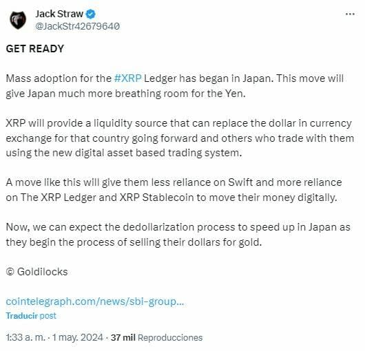 ¿Podría Ripple reemplazar al dólar en Japón?