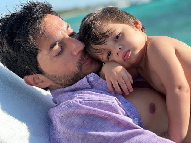 <p>CortesÃ­a</p> Daniel Elbittar y su hijo Alexander en El amor no tiene receta