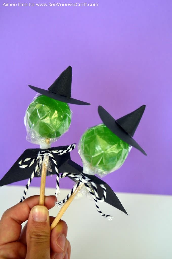 Witch Lollipop Craft