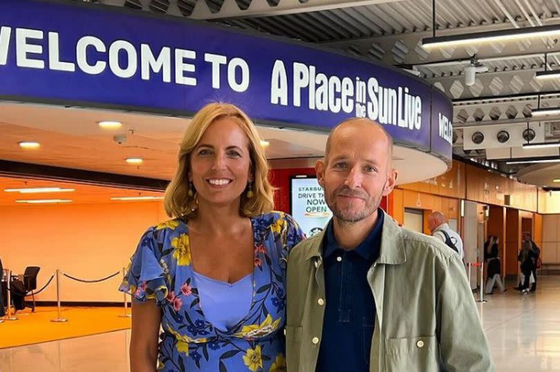 A photo of Jasmine with Jonnie who had lost his hair during his lung cancer treatment 
WARNING TAKEN FROM INSTAGRAM
Jonnie Irwin surprises fans as he reunites with old friend in rare outing