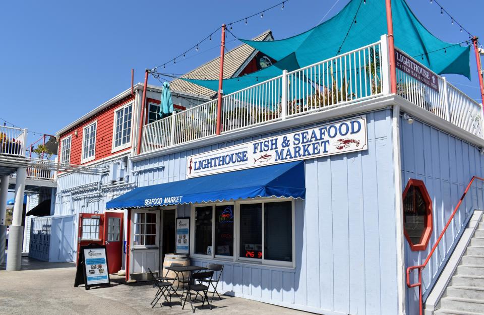 Just downstairs from the restaurant is the Lighthouse Fish and Seafood Market which offers a wide range of fresh seafood along with Lighthouse's proprietary wines that you can purchase to take home.