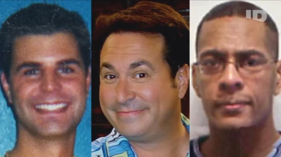 Jason Handy (from left), Brian Peck and Ezel Channel worked on Nickelodeon shows and were all later convicted on charges involving children and abuse. ID