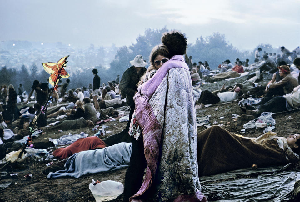 Nick and Bobbi Ercoline, the couple on the cover of Atlantic Records' original 1970 Woodstock: Music from the Original Soundtrack and More. | Burk Uzzle
