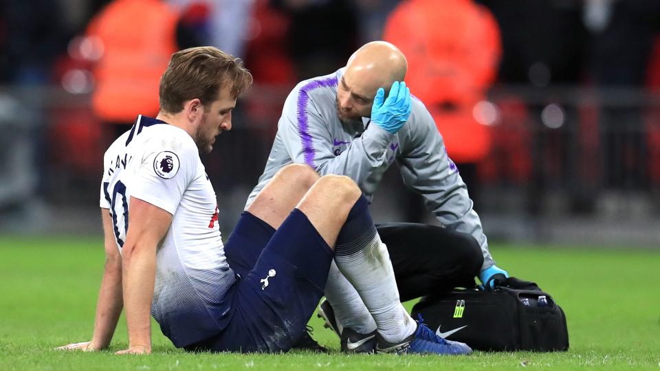 Spurs are without Harry Kane until March