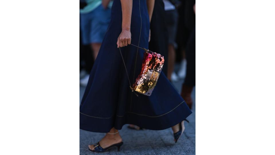 A sequin Fendi baguette will always be an accessory icon...