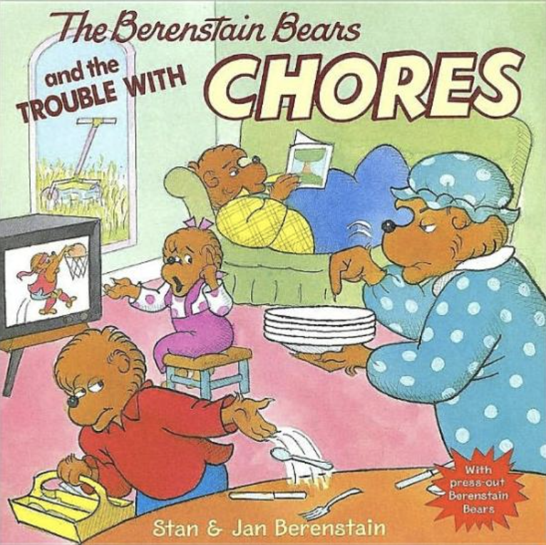 The cover of a Berenstain Bears book