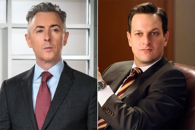 <p>David M. Russell/CBS via Getty Images; Heather Wines/CBS via Getty Images</p> Alan Cumming and Josh Charles on 'The Good Wife'
