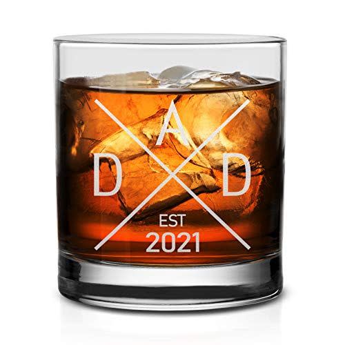 1) New Dad Whiskey Glass