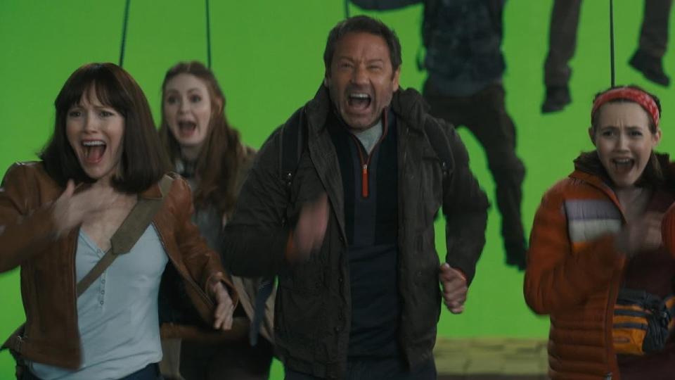 In the meta comedy to end all meta comedies, Judd Apatow parodies the Jurassic World Dominion filming process during COVID-19, which saw all of the actors living in a 