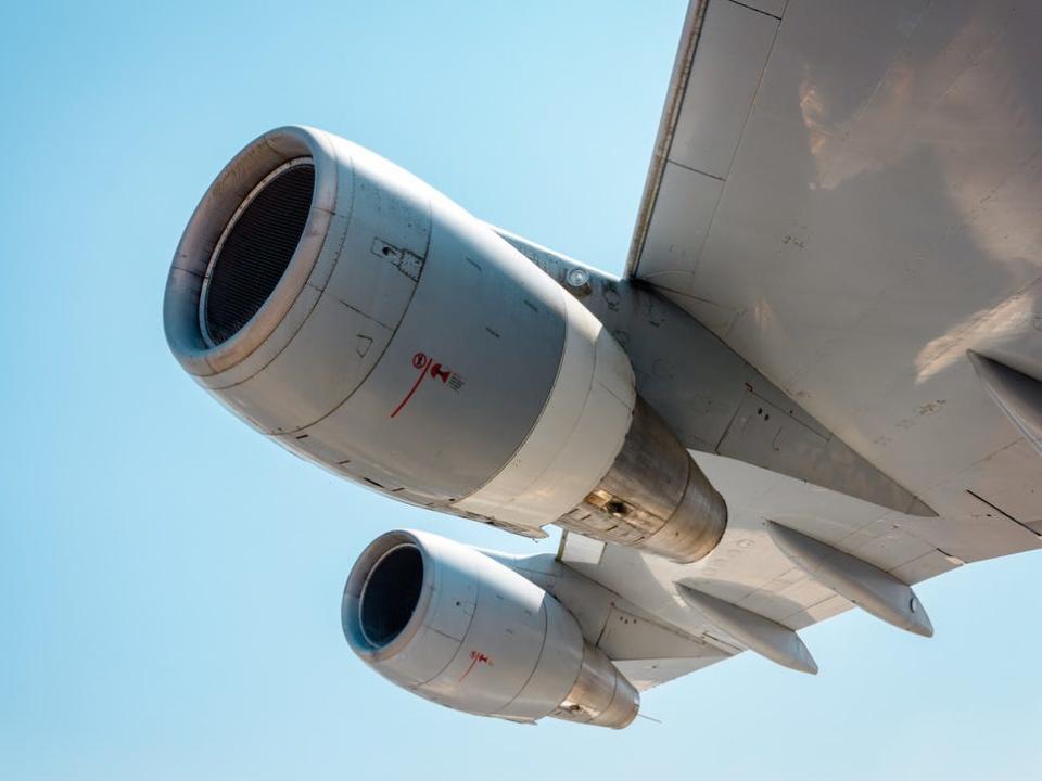 Boeing 747 engines.