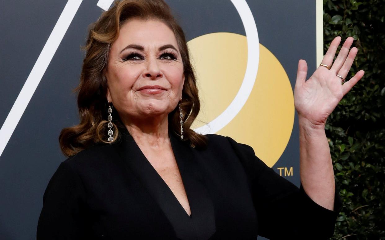 Roseanne Barr at the Golden Globe Awards in January - REUTERS