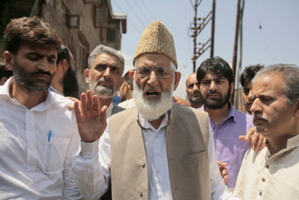 Kashmiri leader  Syed Ali Shah Geelani died due to age-related ailments  (Copyright 2016 The Associated Press. All rights reserved. This material may not be published, broadcast, rewritten or redistribu)