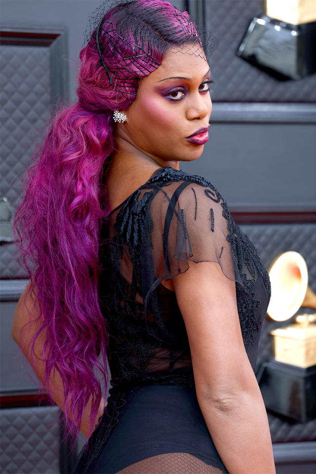 Laverne Cox Shares Her Natural Hair Journey on Social Media