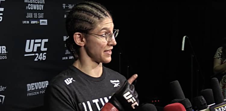 Roxanne Modafferi UFC 246 post fight