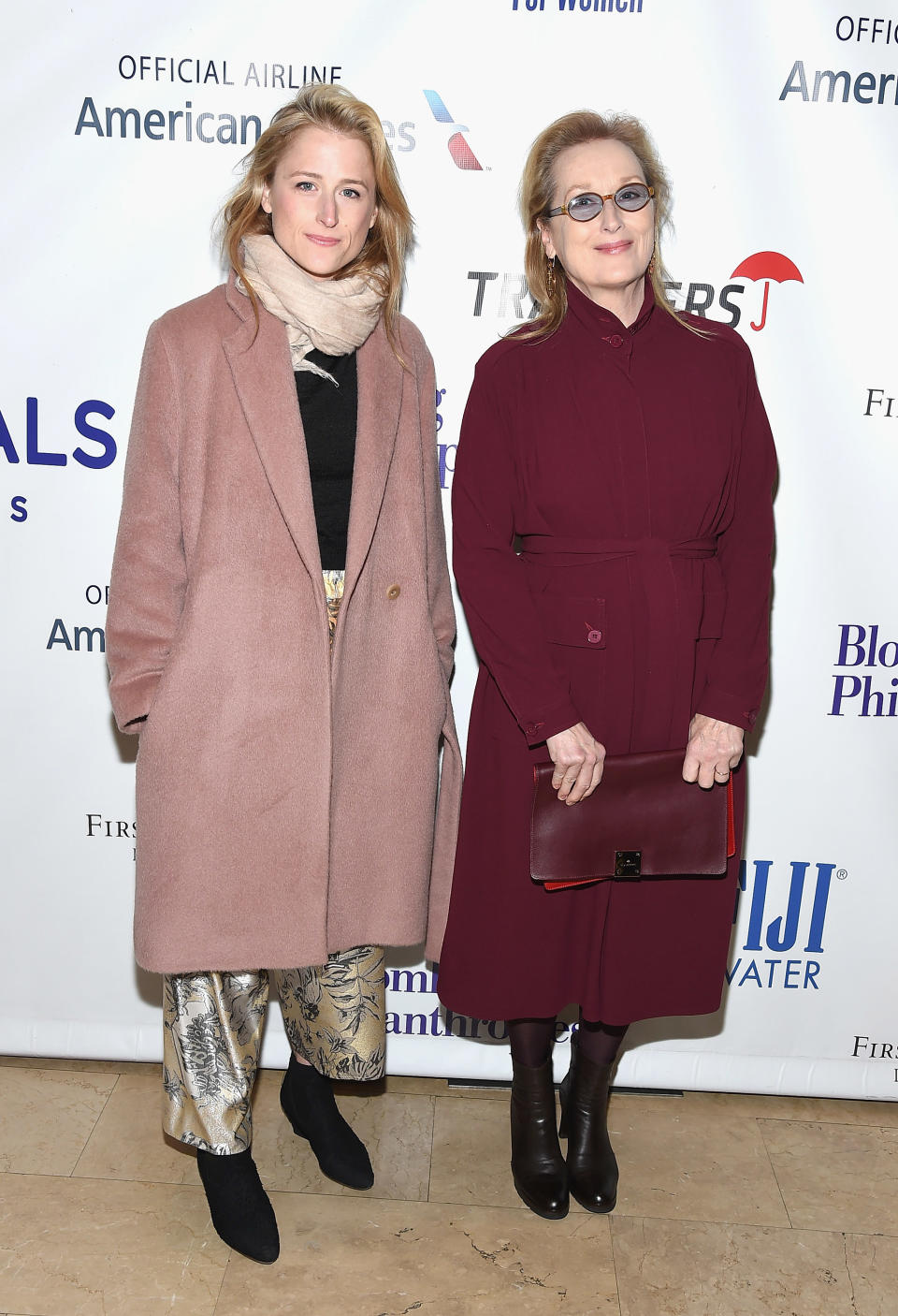 Mamie Gummer and Meryl Streep at an event