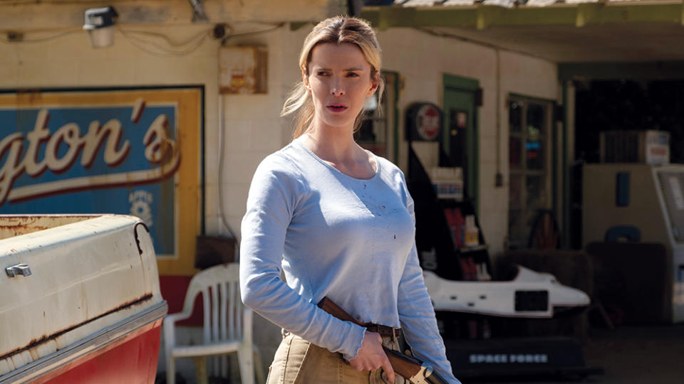 Betty Gilpin as Crystal in &quot;The Hunt,&quot; directed by Craig Zobel (Universal)