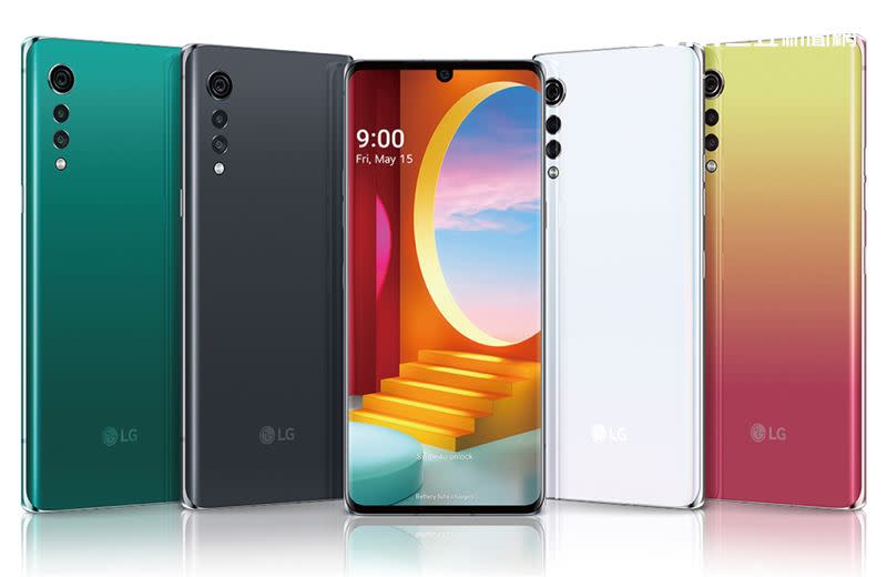 LG VELVET推出4色（圖／台灣LG電子提供）