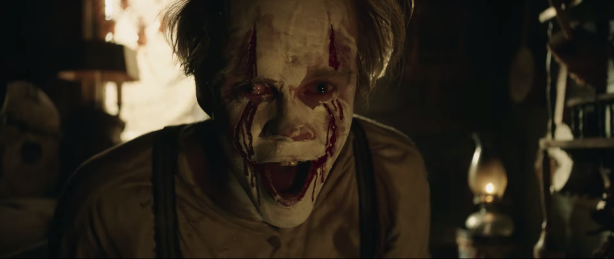 Pennywise is scarier than ever (credit: Warner Brothers)