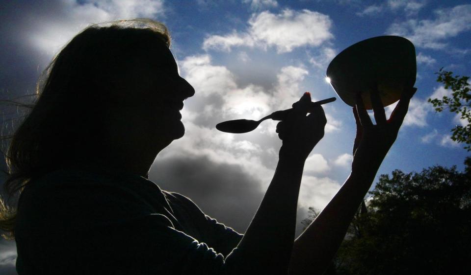 The World Porridge Championship is taking place in person for the first time in three years (Danny Lawson/PA)