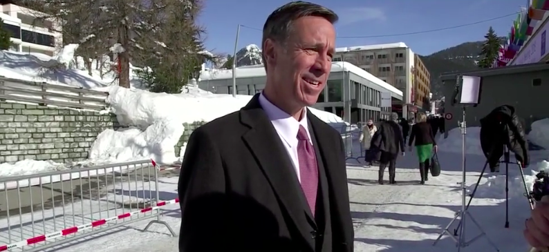 Marriott CEO Arne Sorenson speaks with Yahoo Finance’s Jen Rogers at the World Economic Forum in Davos, Switzerland.