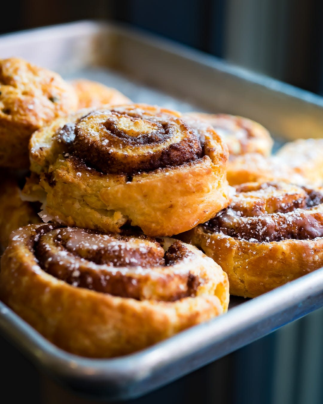 Cinnamon roll scones to be served at Millie's Bruncheonette.