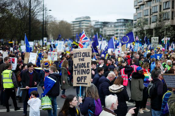 Organizers pegged the crowd at just over a million participants.