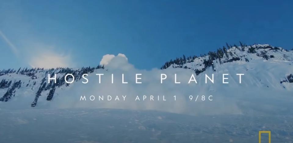 Hostile Planet title screen