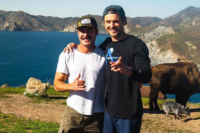 <p>Zac Efron/Instagram</p> Zac Efron (left) and Dylan Efron