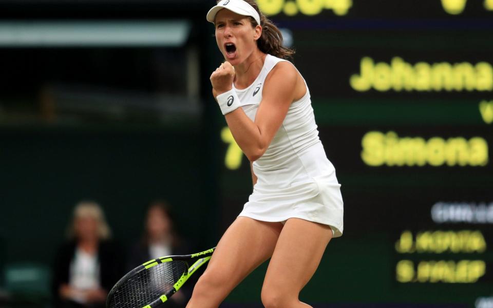 Jo Konta takes Simona Halep to third set decider - PA