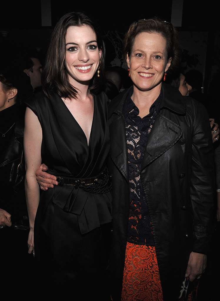 Rachel Getting Married NY Premiere 2008 Anne Hathaway Sigourney Weaver