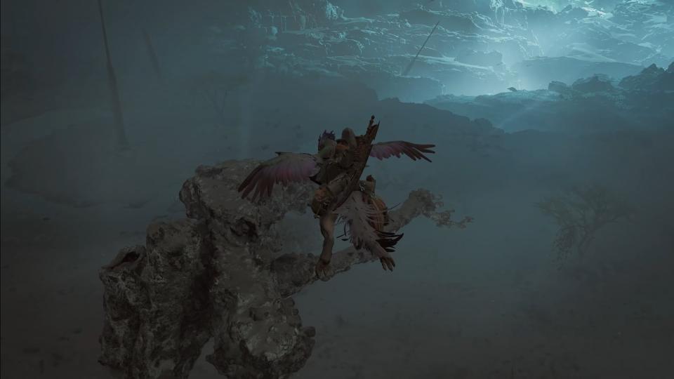 Screenshot of Monster Hunter Wilds trailer