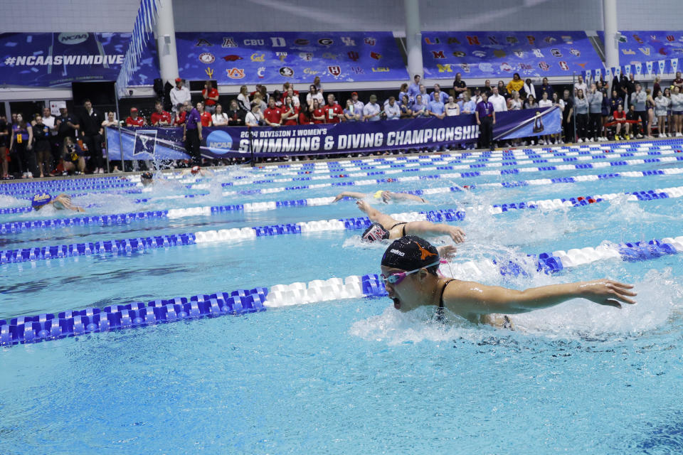 韓安齊出戰2024年NCAA賽事。(Photo by Alex Slitz/NCAA Photos via Getty Images)